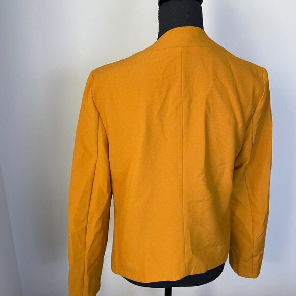 Forever 21 NWT Mustard Yellow Womens Blazer Large - Picture 2 of 4
